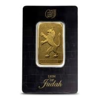 The Holy Land Mint – Lion of Judah (1oz Gold Bar)